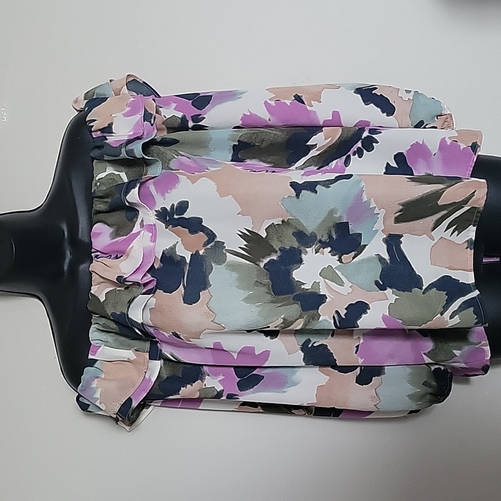 L. Crew Mercantile Floral Off Shoulder Top